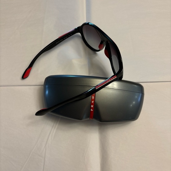 Authentic Men’s Prada Black And Red Prada Glasses - Picture 8 of 11